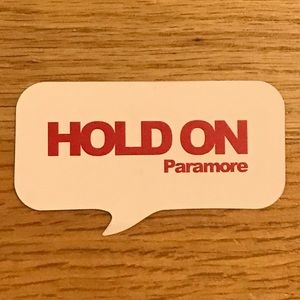 Paramore “Hold On” card
